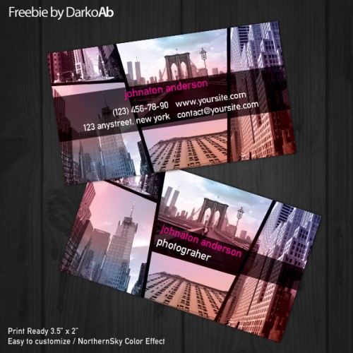 18_Free Photography Business Card