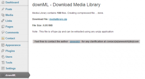downML - Download Media Library