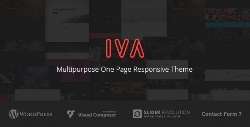 Iva - Multipurpose One Page Responsive Theme