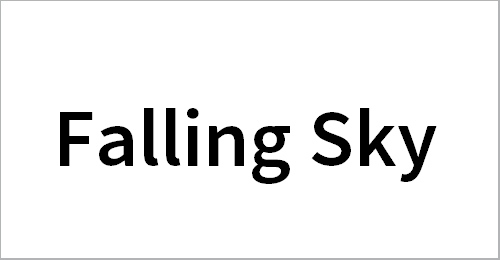 Falling Sky Font