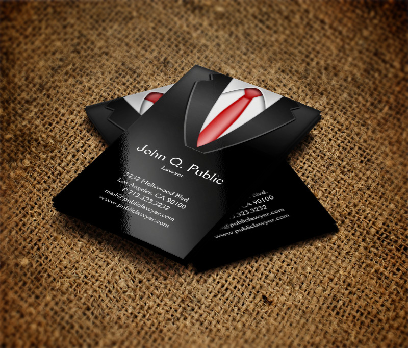 black business cards