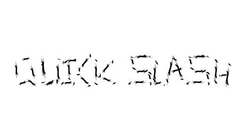 Quick Slash Font