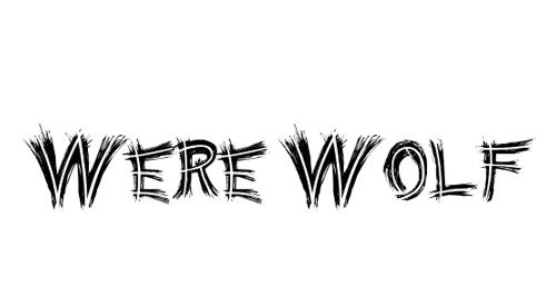 Were Wolf Font