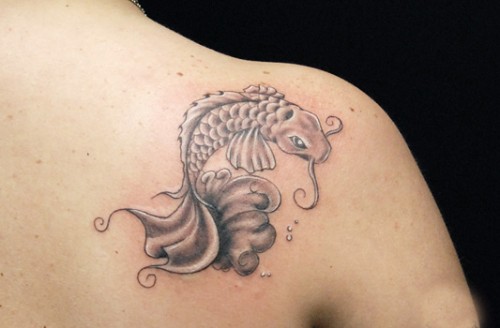 Wonderful Koi Fish Tattoo Art