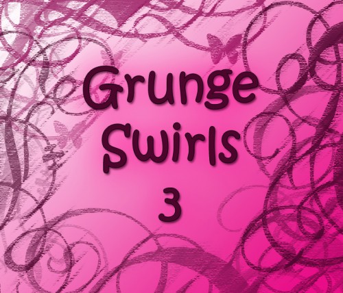 10 Free Grunge Swirl Brushes