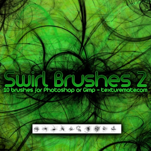 10 Swirl Brushes for Free Download