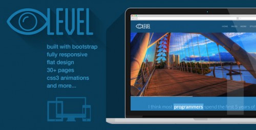 iLevel - Responsive Flat Design Bootstrap Template