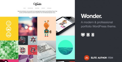 Wonder - WordPress Portfolio Theme