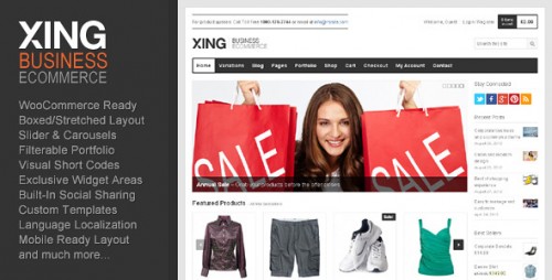 Xing - eCommerce WordPress Theme