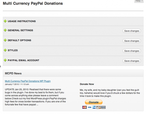 Multi Currency PayPal Donations
