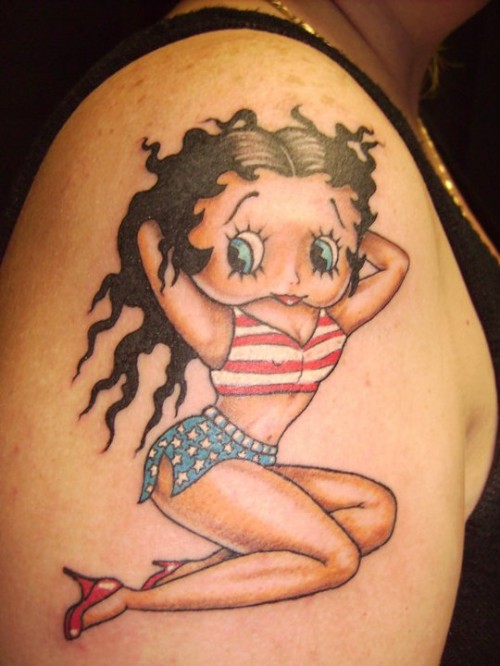 Betty Boop Pinup Tattoo