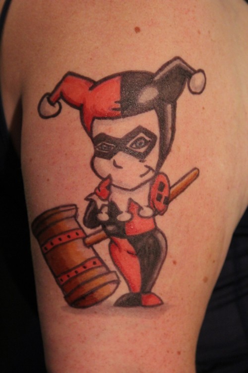 Cartoon Character Harley Tattoos