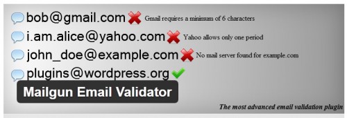 Mailgun Email Validator