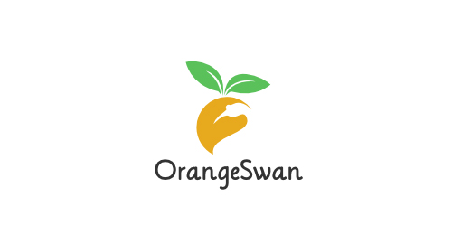 Orange Swan