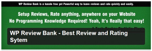 WP Review Bank - Best Review and Rating System
