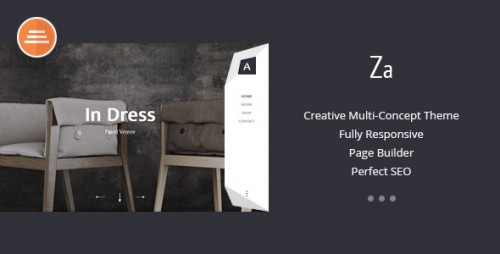 Za - Fashion Portfolio WordPress Theme