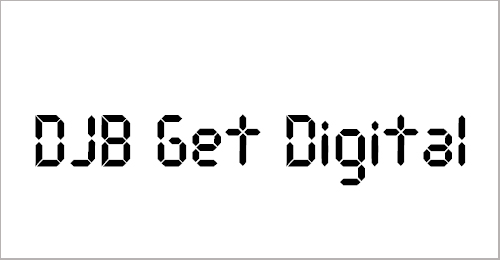 DJB Get Digital Font