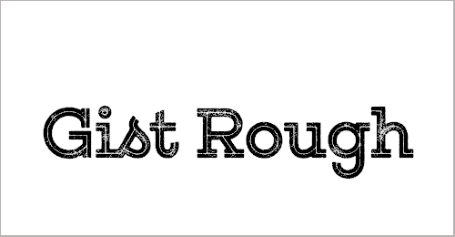Gist Rough Upr Exbold Two Font